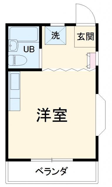 第６高栄ハイツ 2階 ワンルーム 賃貸物件詳細