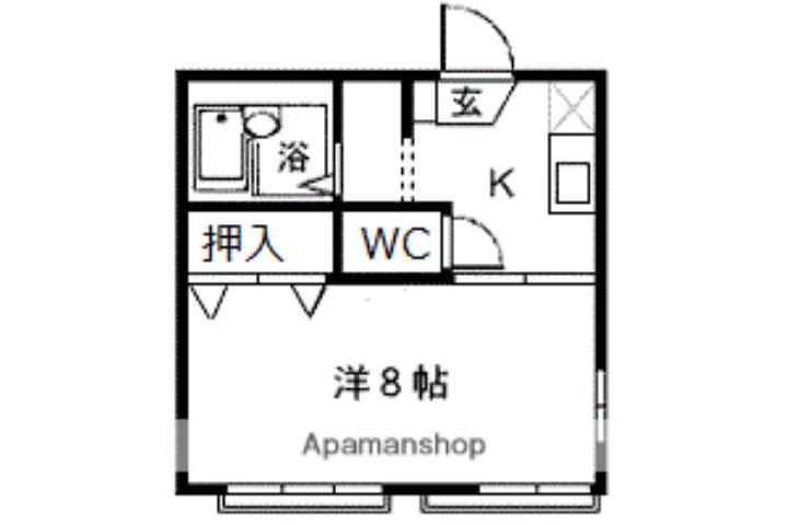 ハイツヴェルディ 1階 1K 賃貸物件詳細