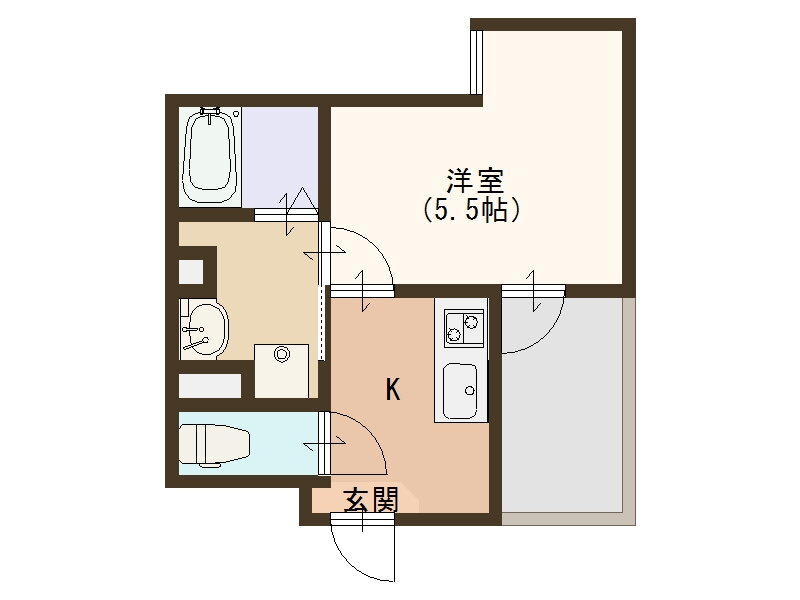 大阪府大阪市西成区天下茶屋３ 岸里駅 1K マンション 賃貸物件詳細