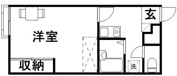 岡山県倉敷市笹沖 倉敷駅 1K アパート 賃貸物件詳細