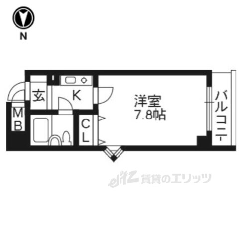 京都府京都市右京区西院月双町 西京極駅 1K マンション 賃貸物件詳細