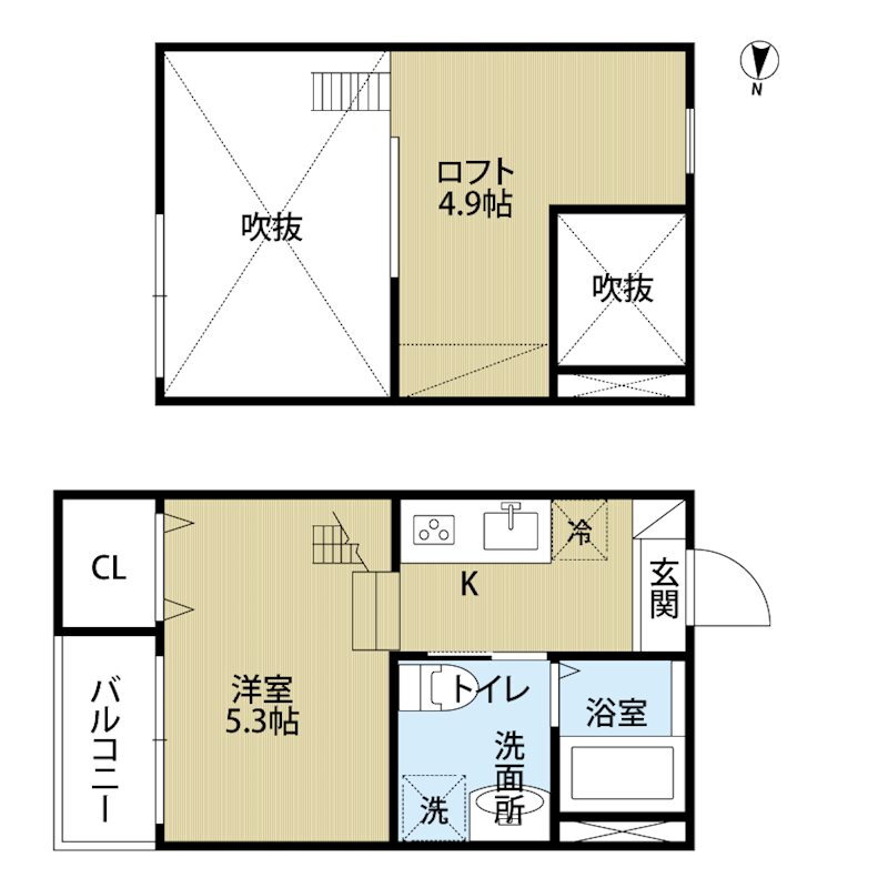 Ｔｒｉｐｌｅｔｔａ 1階 1SK 賃貸物件詳細