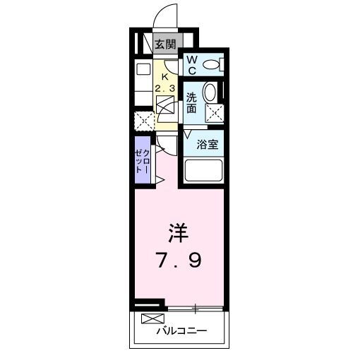 群馬県高崎市八千代町２ 高崎駅 1K アパート 賃貸物件詳細