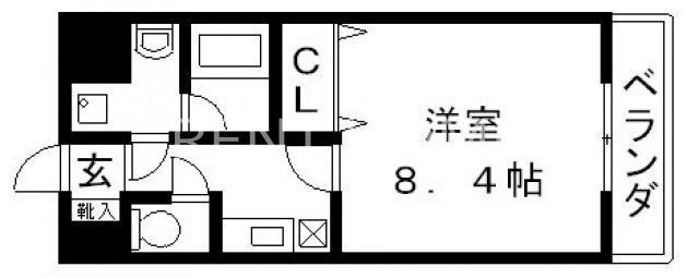大阪府東大阪市西岩田３ 八戸ノ里駅 1K マンション 賃貸物件詳細
