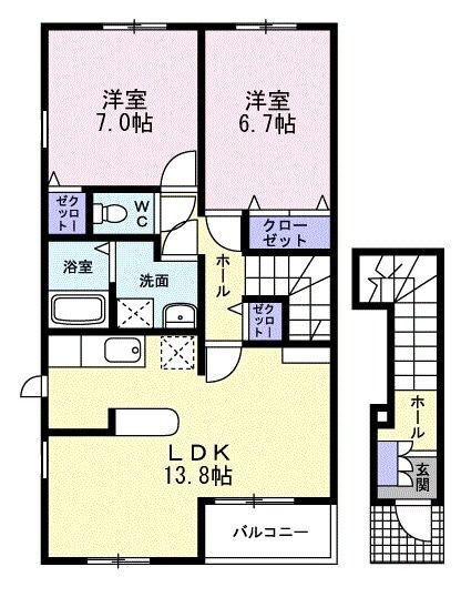 神奈川県藤沢市長後 長後駅 2LDK アパート 賃貸物件詳細