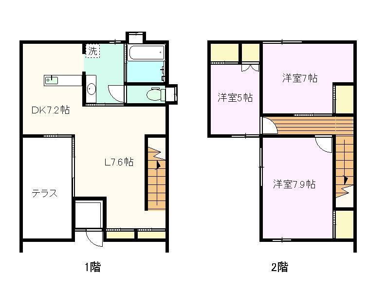 フルール・ブランシュ 3LDK 賃貸物件詳細