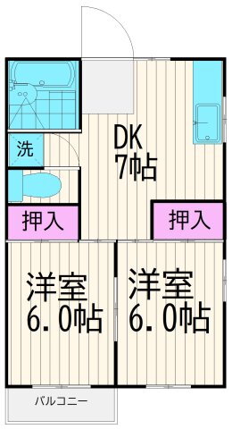 東京都大田区雪谷大塚町 雪が谷大塚駅 2DK マンション 賃貸物件詳細