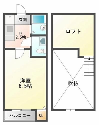 福岡県福岡市南区平和２ 西鉄平尾駅 1K アパート 賃貸物件詳細