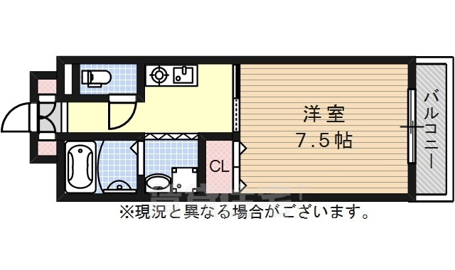 マルキース川名 5階 1K 賃貸物件詳細