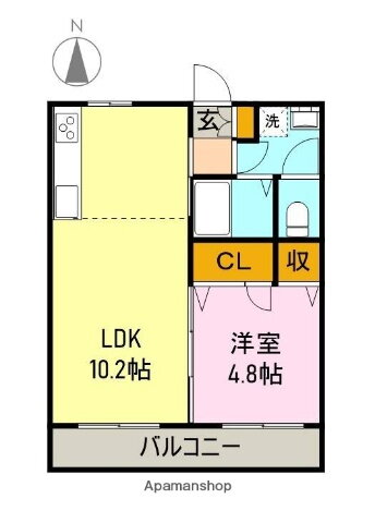 メゾンフジオカ　Ａ 1階 1LDK 賃貸物件詳細