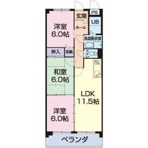 愛知県一宮市奥町字風田 奥町駅 3LDK マンション 賃貸物件詳細