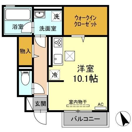鳥取県米子市両三柳 三本松口駅 ワンルーム アパート 賃貸物件詳細