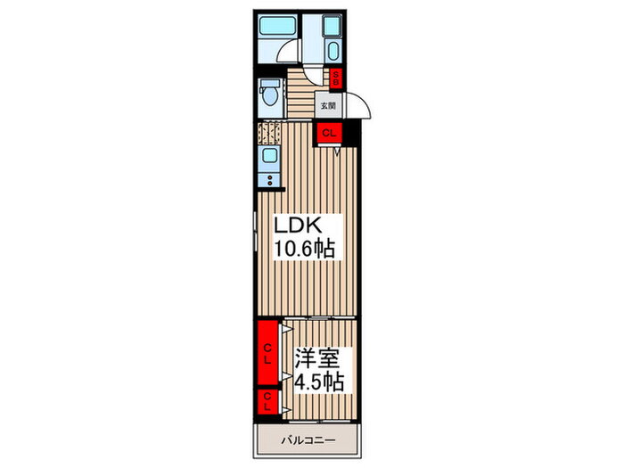 ＡＭＹ８４１６ 3階 1LDK 賃貸物件詳細