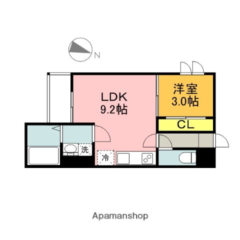 福岡県福岡市博多区美野島２ 西鉄平尾駅 1LDK アパート 賃貸物件詳細