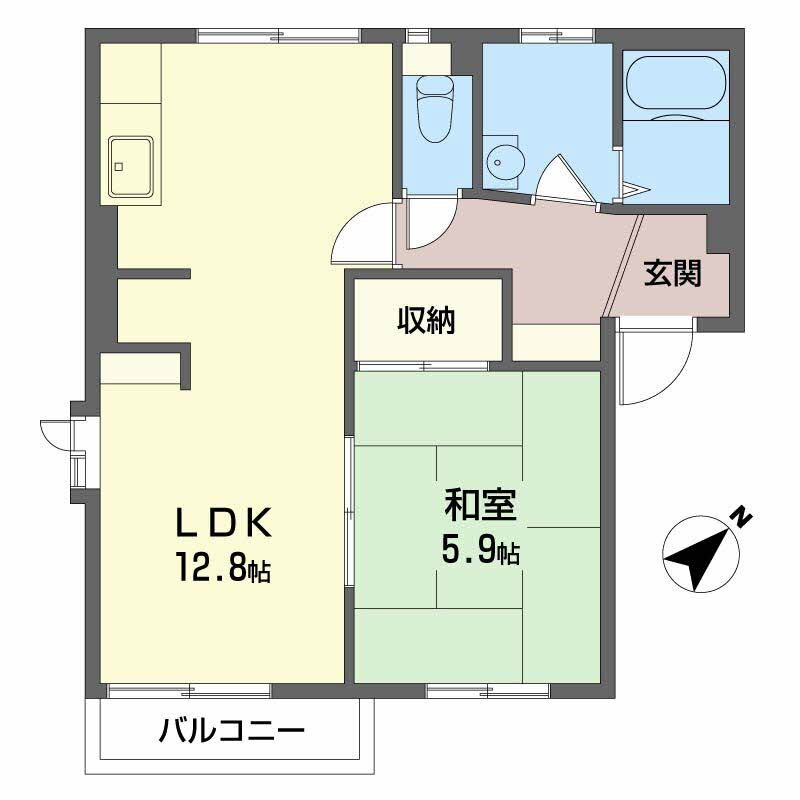 長野県長野市大字北長池 附属中学前駅 1LDK アパート 賃貸物件詳細