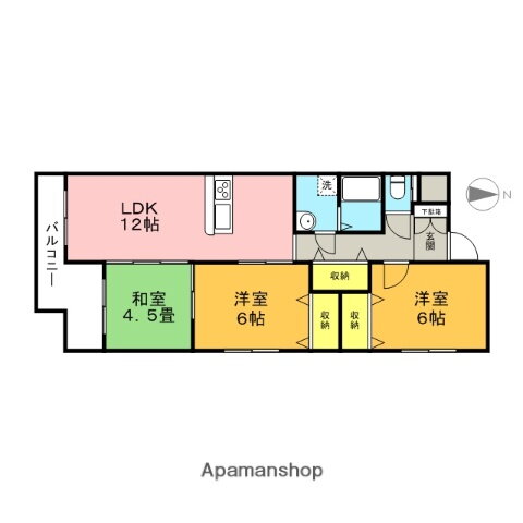 岐阜県岐阜市長良東１ 3LDK マンション 賃貸物件詳細