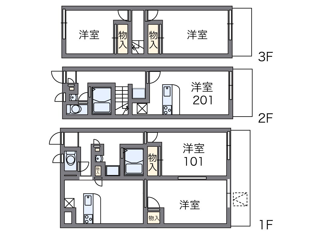 大阪府八尾市恩智北町２ 恩智駅 2DK アパート 賃貸物件詳細