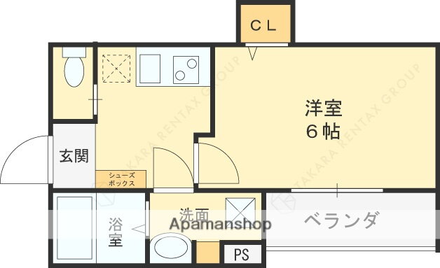 大阪府東大阪市御幸町 瓢箪山駅 1K アパート 賃貸物件詳細