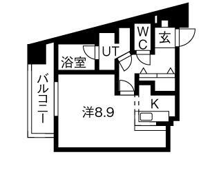 メゾン浅井 2階 ワンルーム 賃貸物件詳細