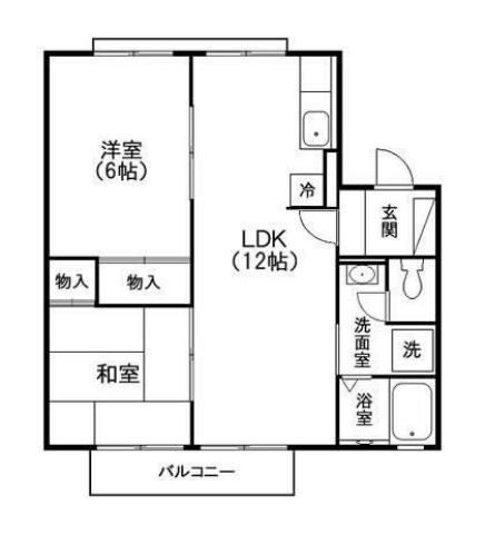 ハイツベルフィーユ 2階 2LDK 賃貸物件詳細