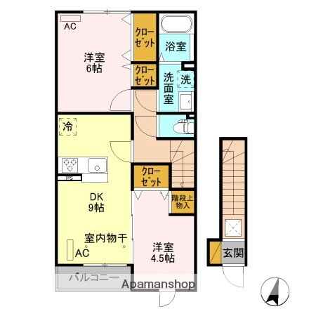 群馬県前橋市三俣町１ 三俣駅 2DK アパート 賃貸物件詳細