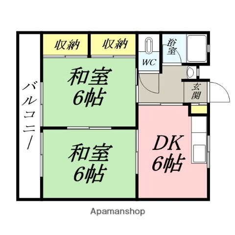 岡山県岡山市南区福富西２ 備前西市駅 2DK アパート 賃貸物件詳細