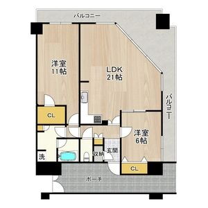 大阪府大阪市中央区高津２ なんば駅 2LDK マンション 賃貸物件詳細