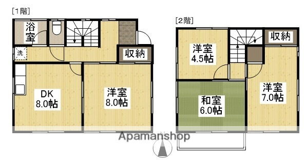 岡山県倉敷市西中新田 倉敷駅 4DK 一戸建て 賃貸物件詳細