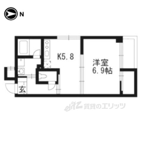 京都府京都市下京区朱雀裏畑町 梅小路京都西駅 1DK マンション 賃貸物件詳細