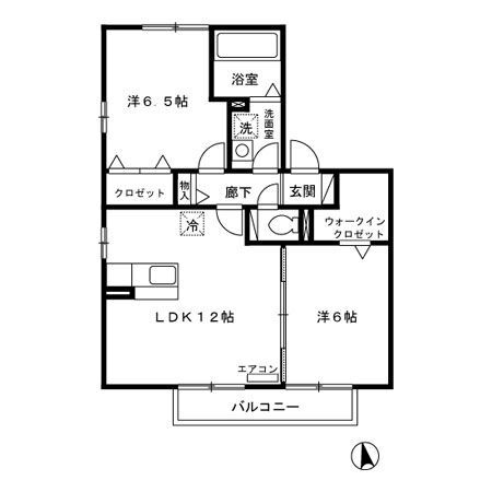 埼玉県さいたま市西区三橋６ 西大宮駅 2LDK アパート 賃貸物件詳細