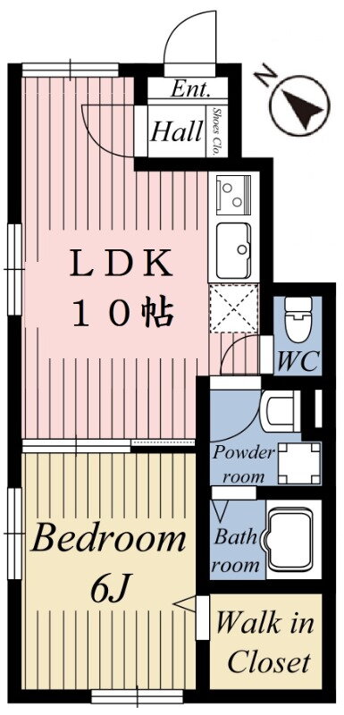 東京都世田谷区経堂２ 経堂駅 1LDK アパート 賃貸物件詳細