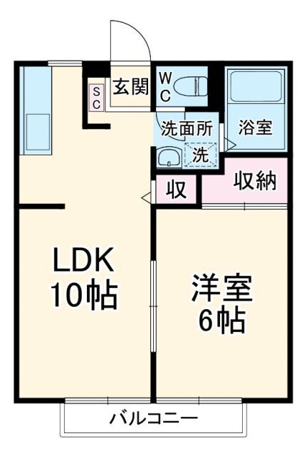 神奈川県横浜市神奈川区白幡西町 東白楽駅 1LDK アパート 賃貸物件詳細