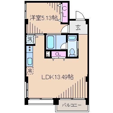 神奈川県川崎市中原区木月３ 元住吉駅 1LDK マンション 賃貸物件詳細