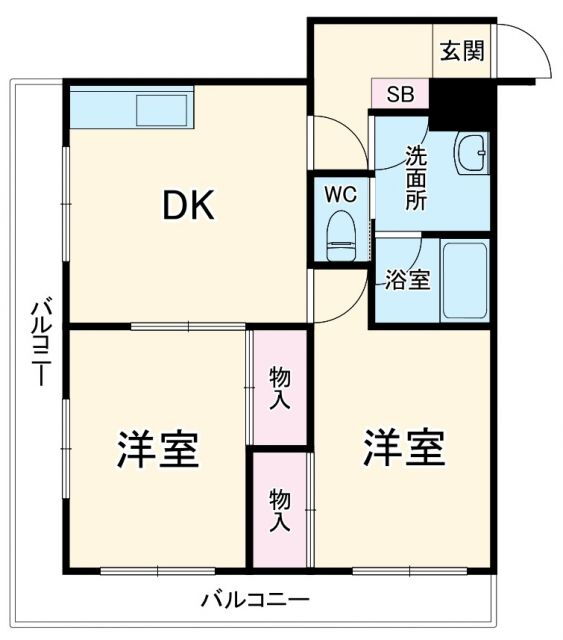千葉県柏市豊四季 豊四季駅 2DK マンション 賃貸物件詳細