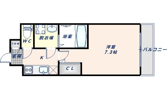 大阪府大阪市東成区深江北３ 深江橋駅 1K マンション 賃貸物件詳細