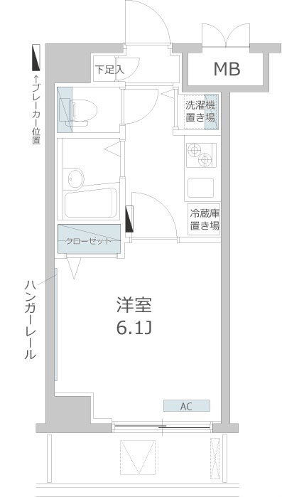 東京都江東区東陽１ 木場駅 1K マンション 賃貸物件詳細