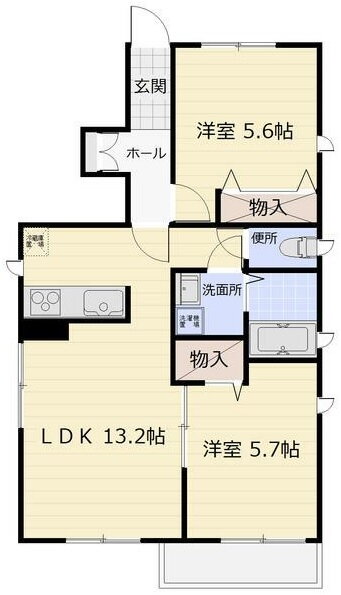 神奈川県横浜市港北区富士塚２ 菊名駅 2LDK アパート 賃貸物件詳細