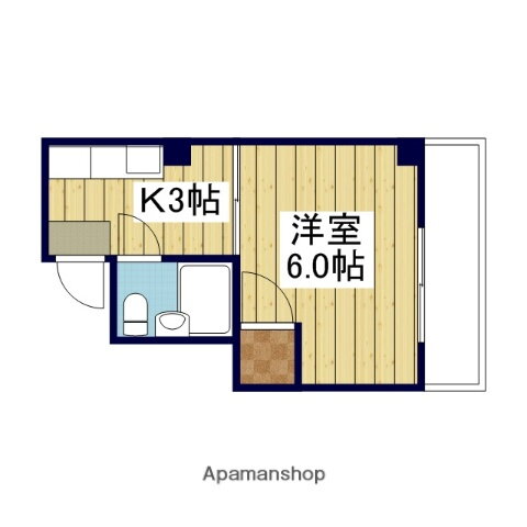 愛媛県松山市西一万町 赤十字病院前駅 1DK マンション 賃貸物件詳細