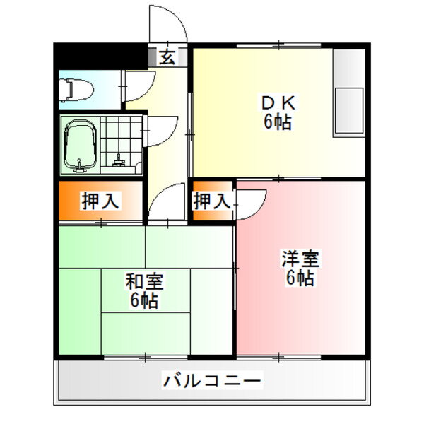 東京都日野市旭が丘１ 豊田駅 2DK マンション 賃貸物件詳細