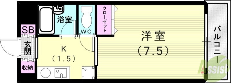 兵庫県神戸市西区大津和３ 朝霧駅 ワンルーム マンション 賃貸物件詳細