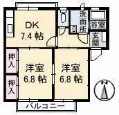 島根県松江市菅田町 松江駅 2DK アパート 賃貸物件詳細