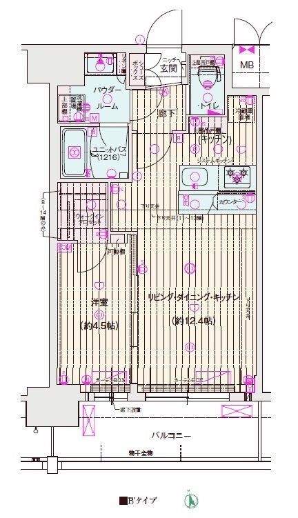 大阪府東大阪市中野南 荒本駅 1LDK マンション 賃貸物件詳細