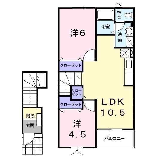 静岡県浜松市中央区田尻町 浜松駅 2LDK アパート 賃貸物件詳細