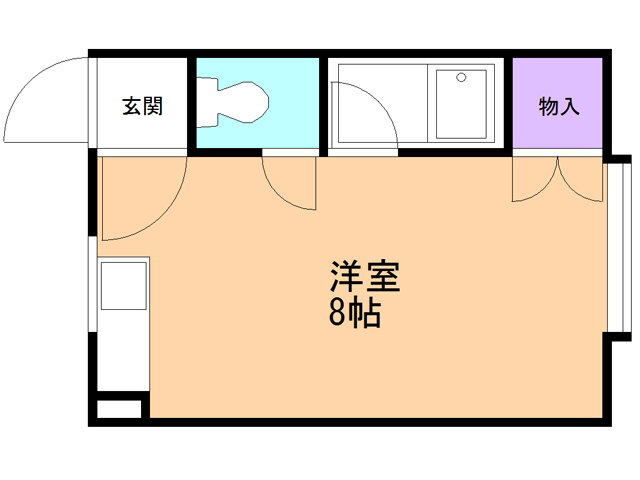北海道函館市港町３ 七重浜駅 ワンルーム アパート 賃貸物件詳細
