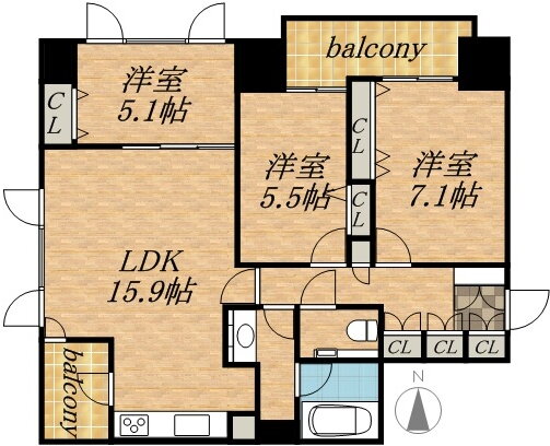 北海道札幌市中央区北二条西１０ 西１１丁目駅 3LDK マンション 賃貸物件詳細