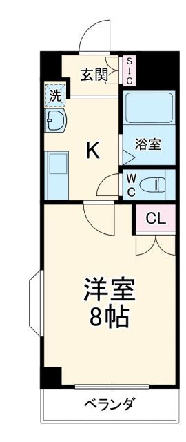 愛知県名古屋市名東区宝が丘 藤が丘駅 1K マンション 賃貸物件詳細