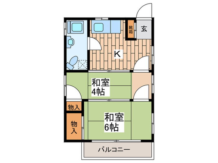 東京都大田区中央６ 池上駅 2K マンション 賃貸物件詳細