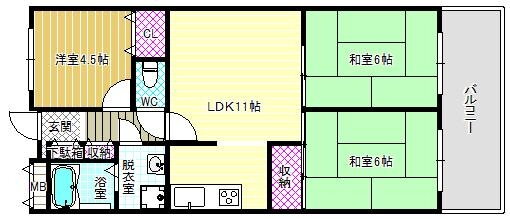 大阪府藤井寺市恵美坂１ 藤井寺駅 3LDK マンション 賃貸物件詳細