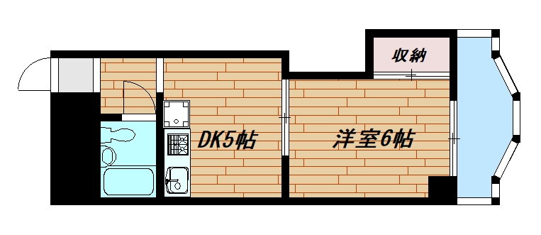 メゾンブランカ 8階 1DK 賃貸物件詳細