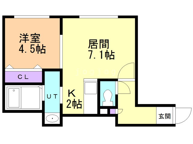 北海道札幌市白石区菊水元町八条１ 白石駅 1LDK アパート 賃貸物件詳細